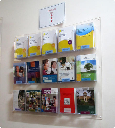 Wallmounted Brochure Holder