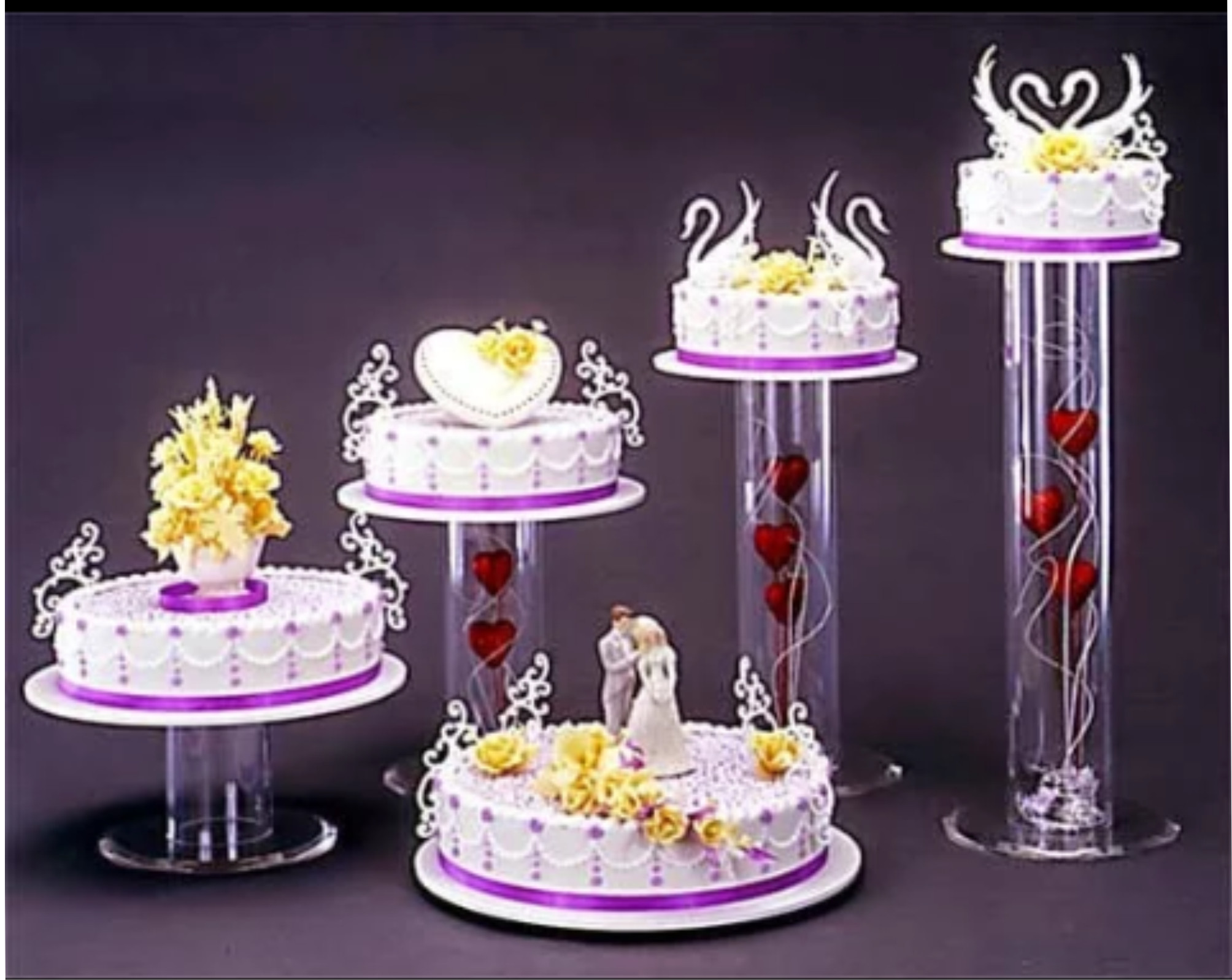 Acrylic Designer Cake Stand